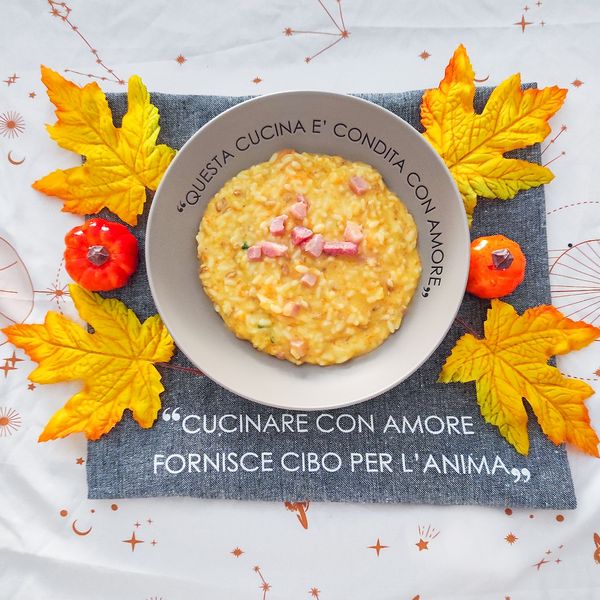 Risotto Alla Zucca Croccante Al Ta Cucina Marika Vangone