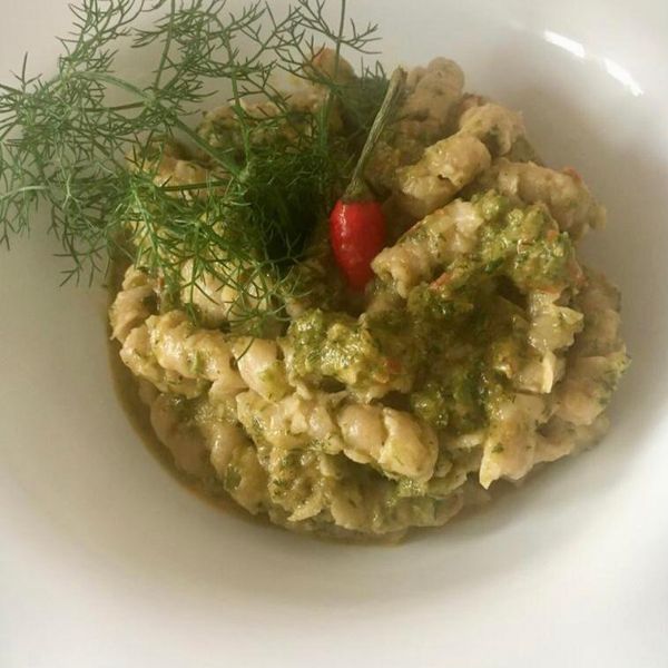 Busiate Con Pesto Di Finocchietto Selvatico Al Ta Cucina