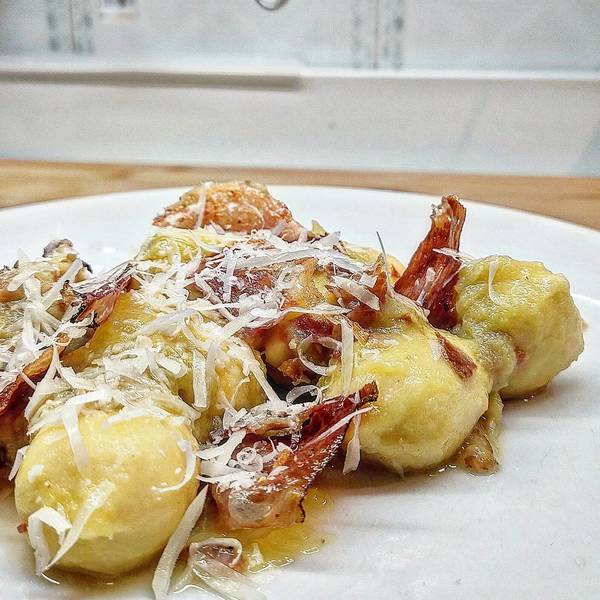 Gnocchi Ripieni Con Crema Di Porro E Speck Croccante Al Ta Cucina