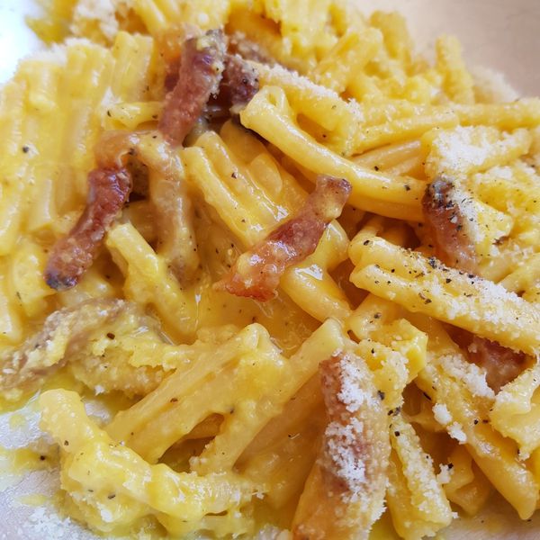 Casarecce Alla Carbonara Al Ta Cucina