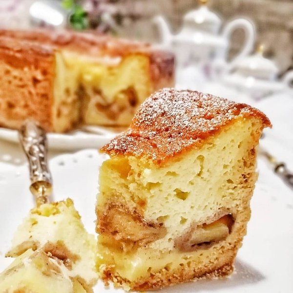 Torta Di Mele Alla Yogurt Greco Vaniglia E Cannella Al Ta Cucina