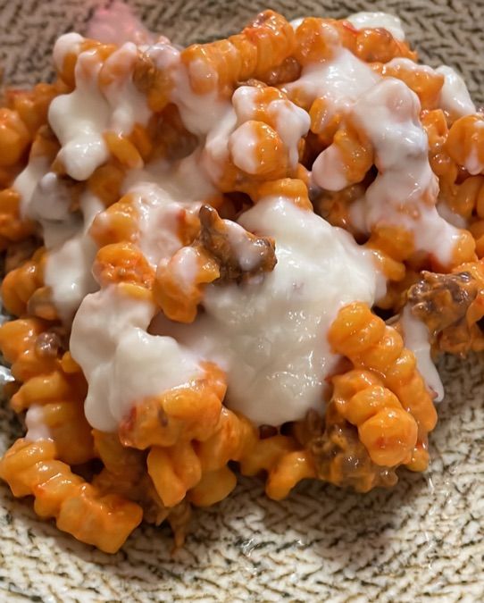 Fusilli, Peperoni e Salsiccia 🍝