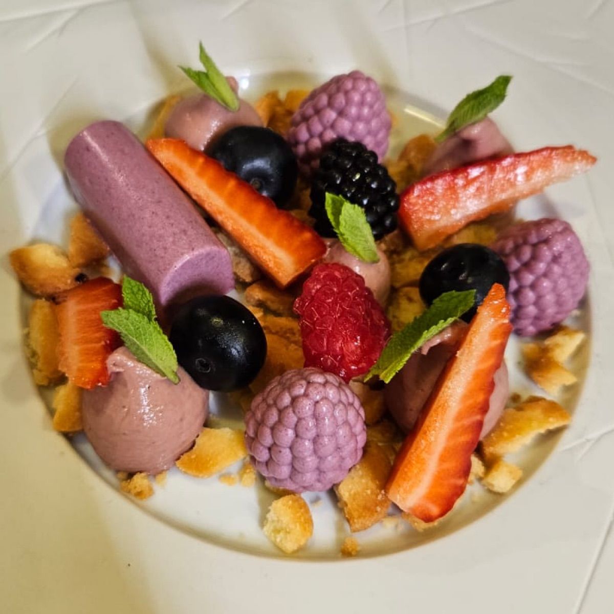 Pannacotta ai frutti di bosco 🫐✨