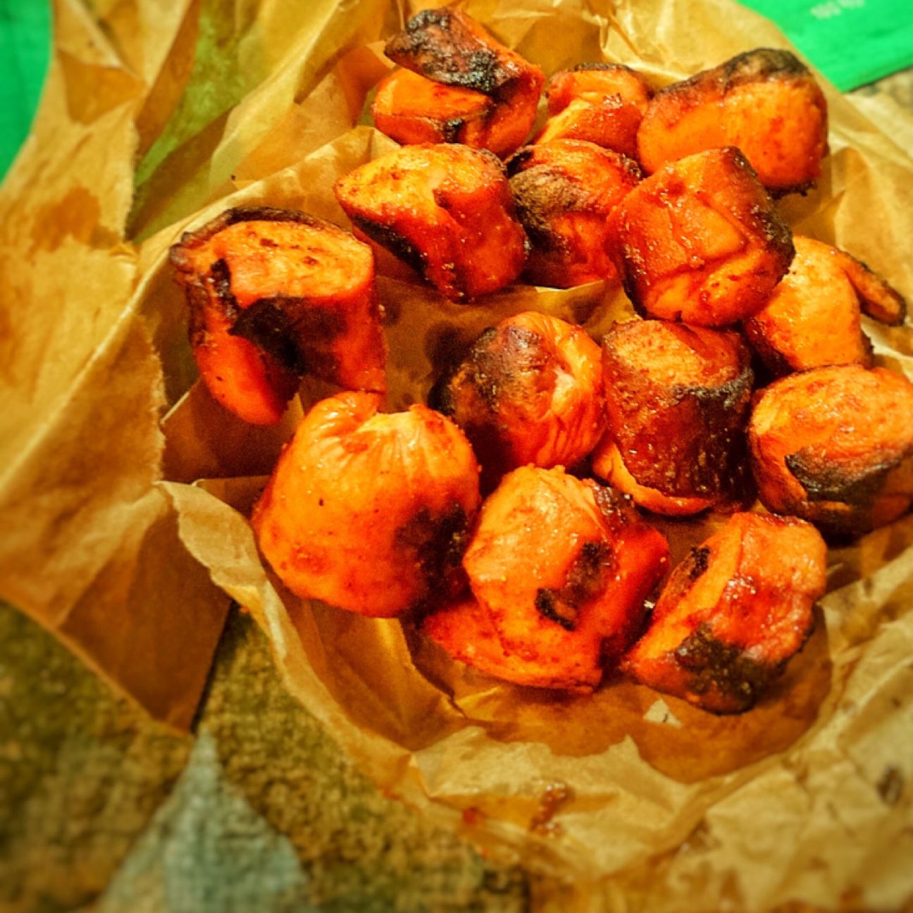 Hot dog burnt ends