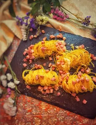 Ricetta Cannolo alla carbonara di viaggiandomangiando