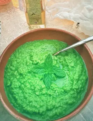 Ricetta Crema piselli e menta di viaggiandomangiando