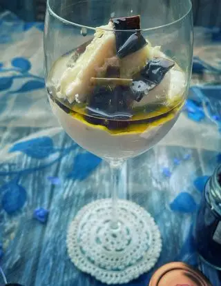 Ricetta Gelato al pecorino con salsa piccante di viaggiandomangiando