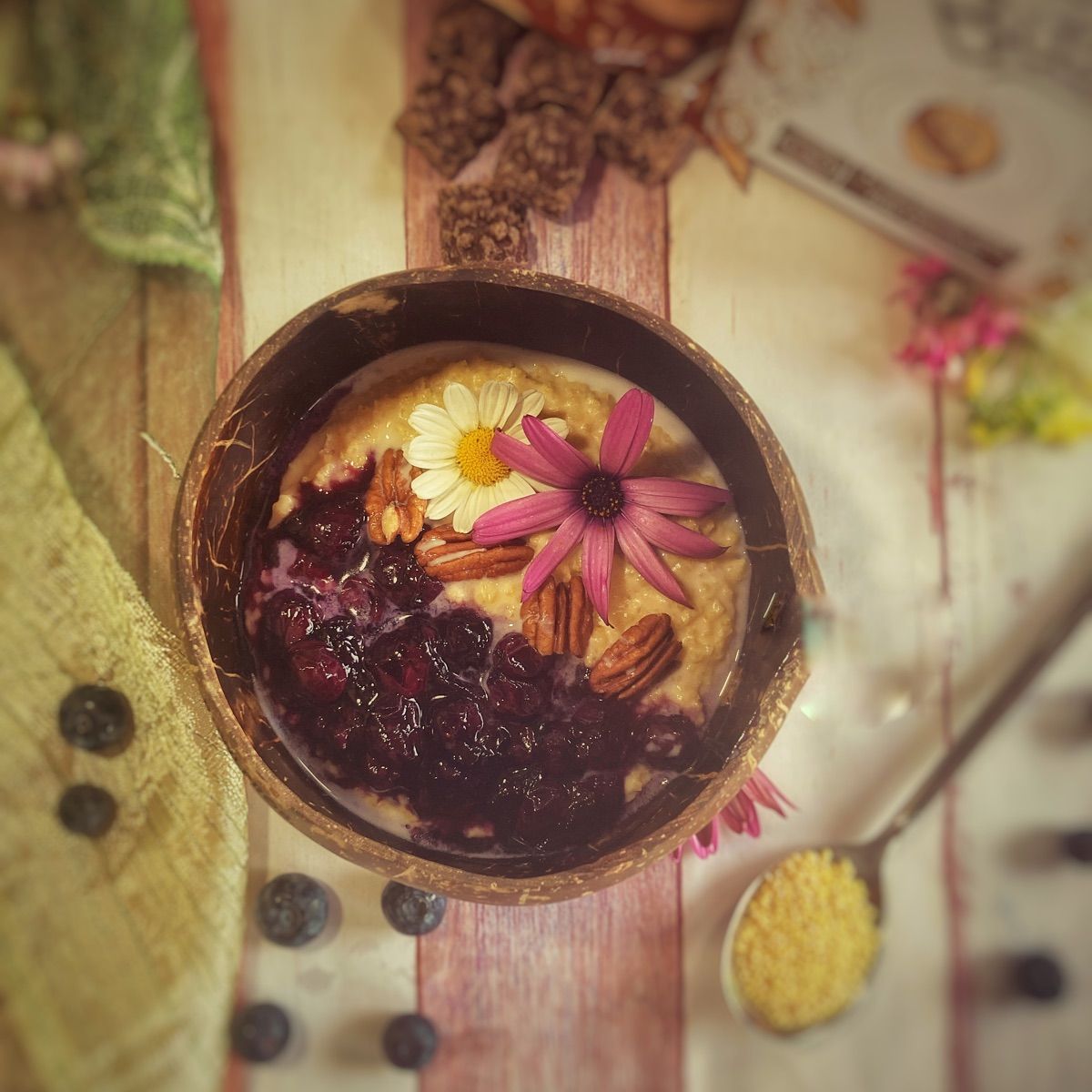 Crema di miglio al latte di cocco