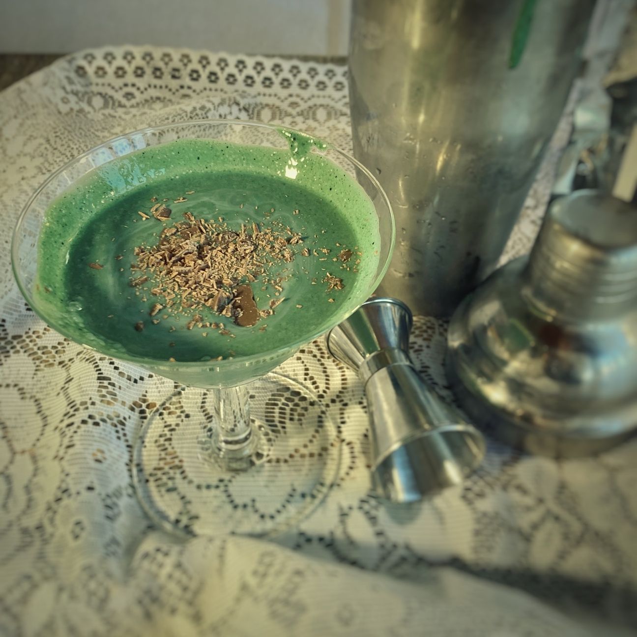 Vegan grasshopper