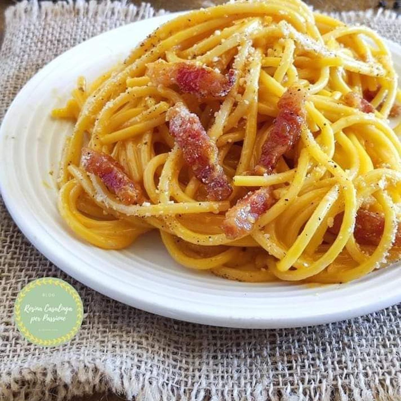 Spaghettoni alla carbonara