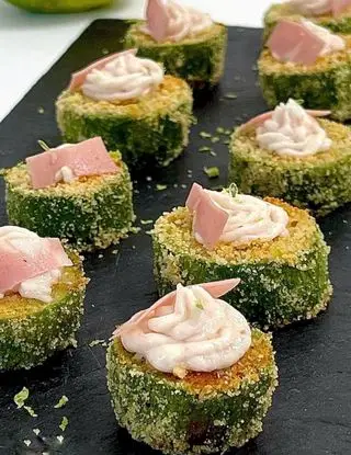 Ricetta Anelli di zucchina con bologna e crescenza di flastefyfood