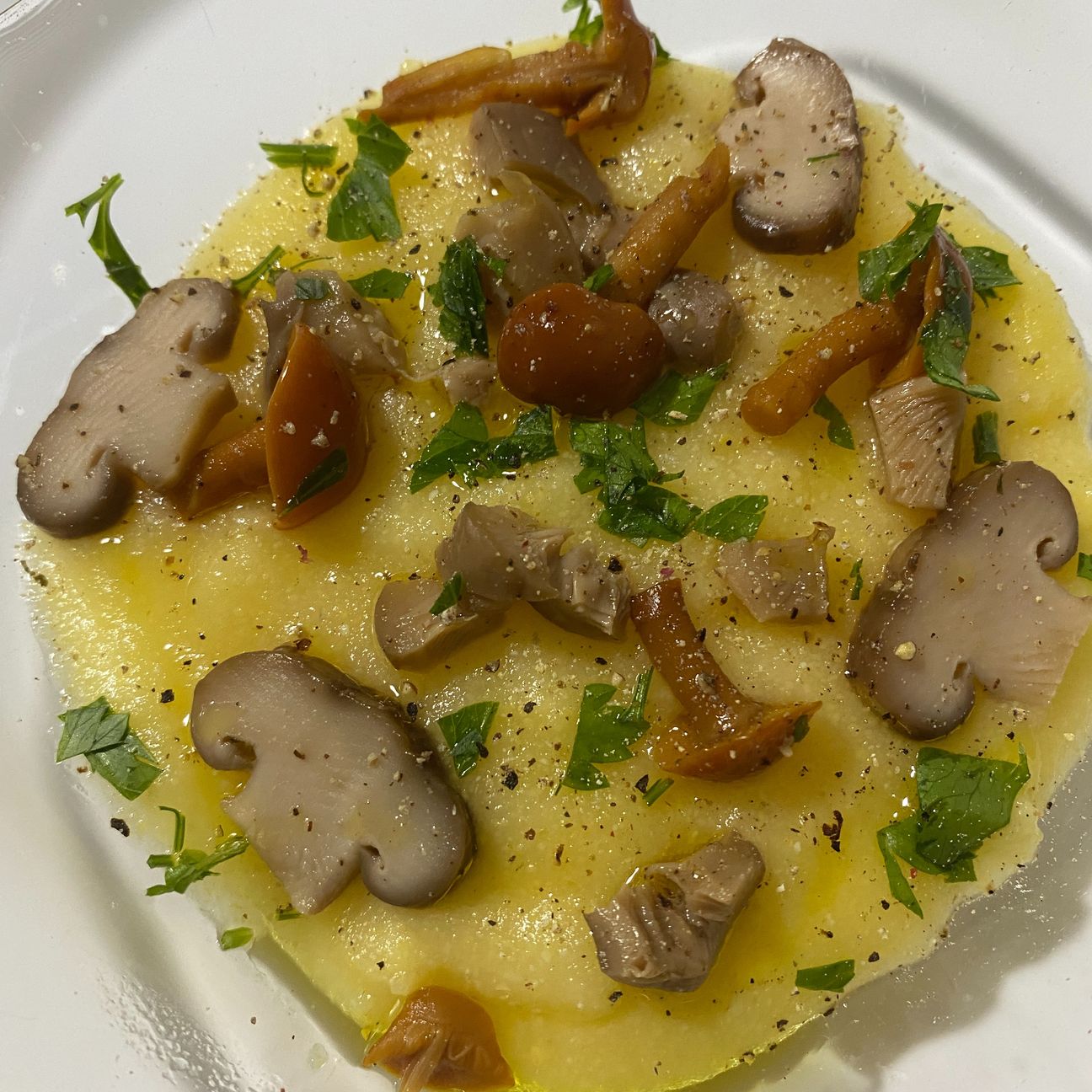 Polenta al profumo di bosco
