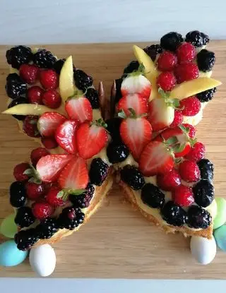 Ricetta Torta farfalla alla frutta di iacobellislucia84