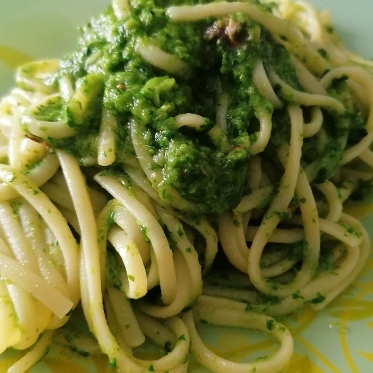 Linguine alle cime di rape