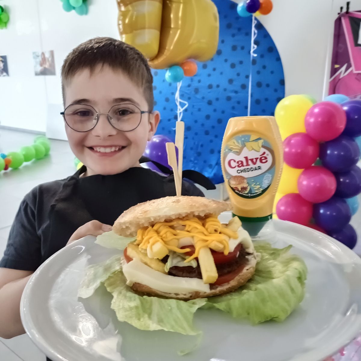 Super panino con hamburger
