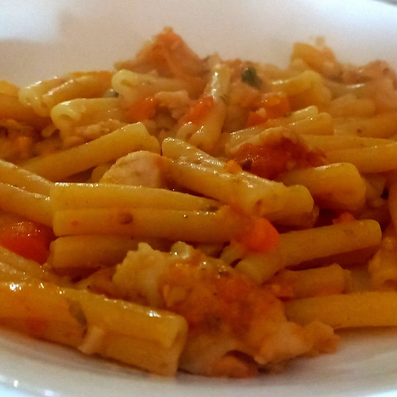 Caserecce al ragù di pesce