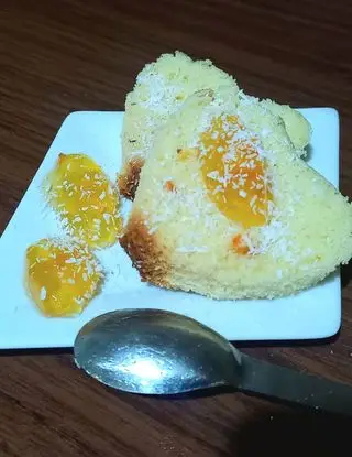 Ricetta Plumcake scomposto cocco e confettura all'arancia. di Mariomazzei