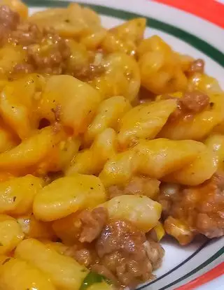 Ricetta Gnocchi di patate con ragù di maiale e crema si zucca di Mariomazzei