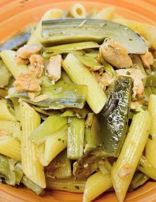 Ricetta Pennette con carciofi e salmone di lecosinedellacuoca