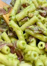 Ricetta Pasta fredda con pesto di rucola e bresaola