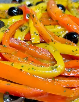 Ricetta Peperoni e olive di lecosinedellacuoca