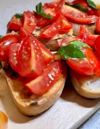 Ricetta Bruschette al pomodoro e basilico di lecosinedellacuoca