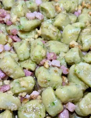 Ricetta Gnocchi di zucchine con pancetta e noci di lecosinedellacuoca