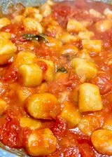 Ricetta Gnocchi di ceci al pomodoro