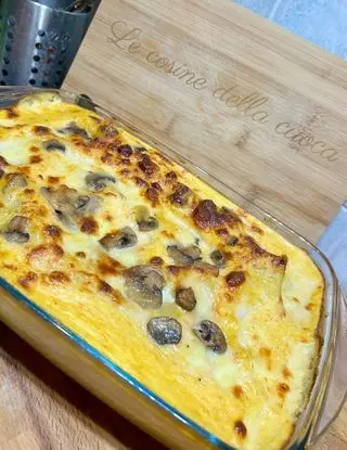 Ricetta Lasagne ai funghi con besciamella alla zucca di lecosinedellacuoca