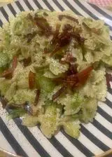 Ricetta Farfalle speck e Zucchine