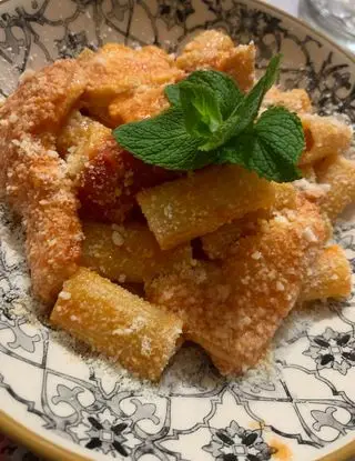 Ricetta Rigatoni con la trippa alla romana di ricettedicasanostradialexeangy