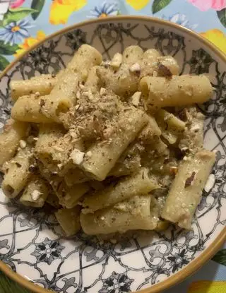 Ricetta Rigatoni Tonno Ceci e Mandorle di ricettedicasanostradialexeangy