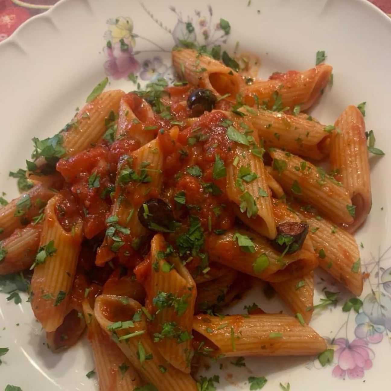 Pennoni all arrabbiata