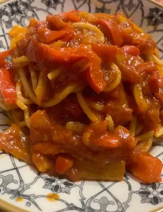 Ricetta Linguine con i peperoni di ricettedicasanostradialexeangy
