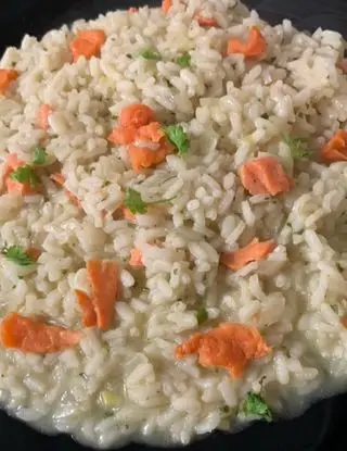 Ricetta Risotto al Salmone di ricettedicasanostradialexeangy