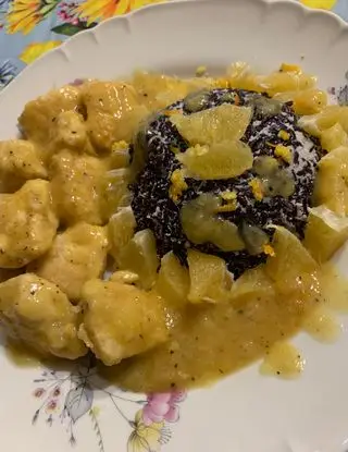 Ricetta Pollo all Arancia e Riso Venere di ricettedicasanostradialexeangy