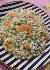 Ricetta Risotto Salmone e zucchine