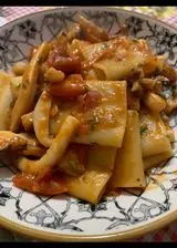 Ricetta Paccheri con le Seppie e pomodorini