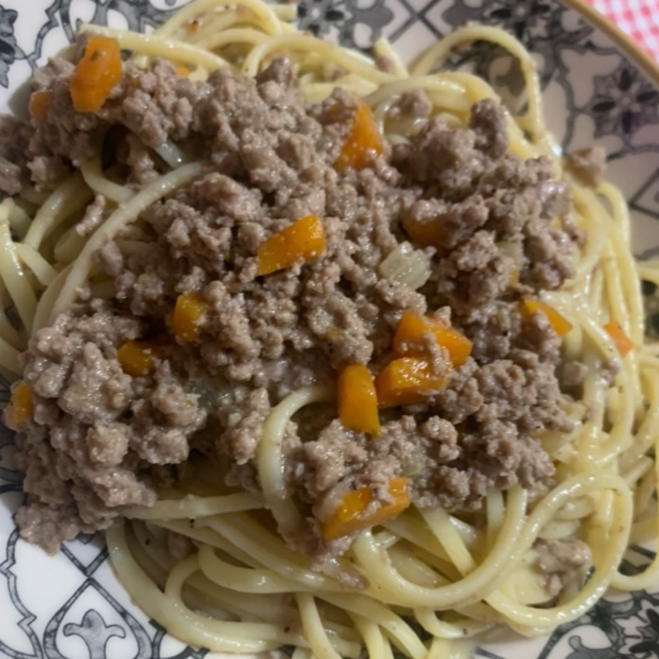 Pasta al ragù bianco