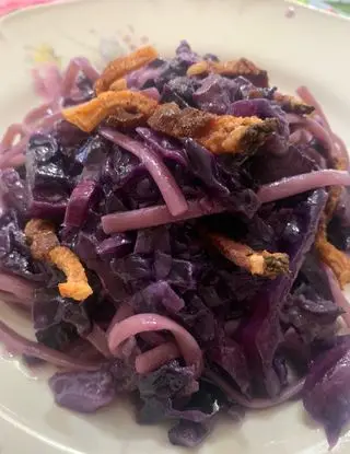 Ricetta Pasta Guanciale e Cavolo viola di ricettedicasanostradialexeangy