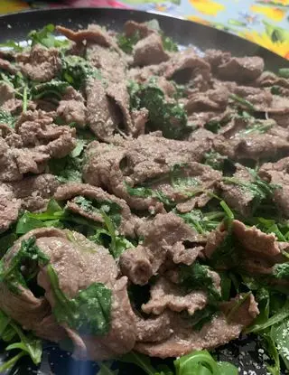 Ricetta Straccetti con Rucola alla Romana di ricettedicasanostradialexeangy