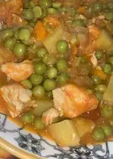 Ricetta Spezzatino di pollo con piselli e patate