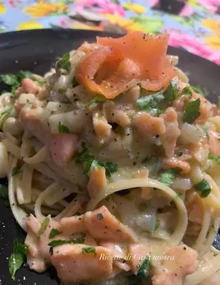 Ricetta Pasta al Salmone di ricettedicasanostradialexeangy