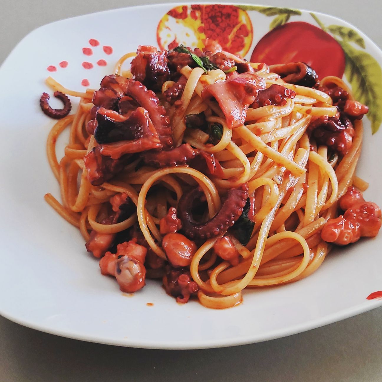 Bavette al polpo 🐙