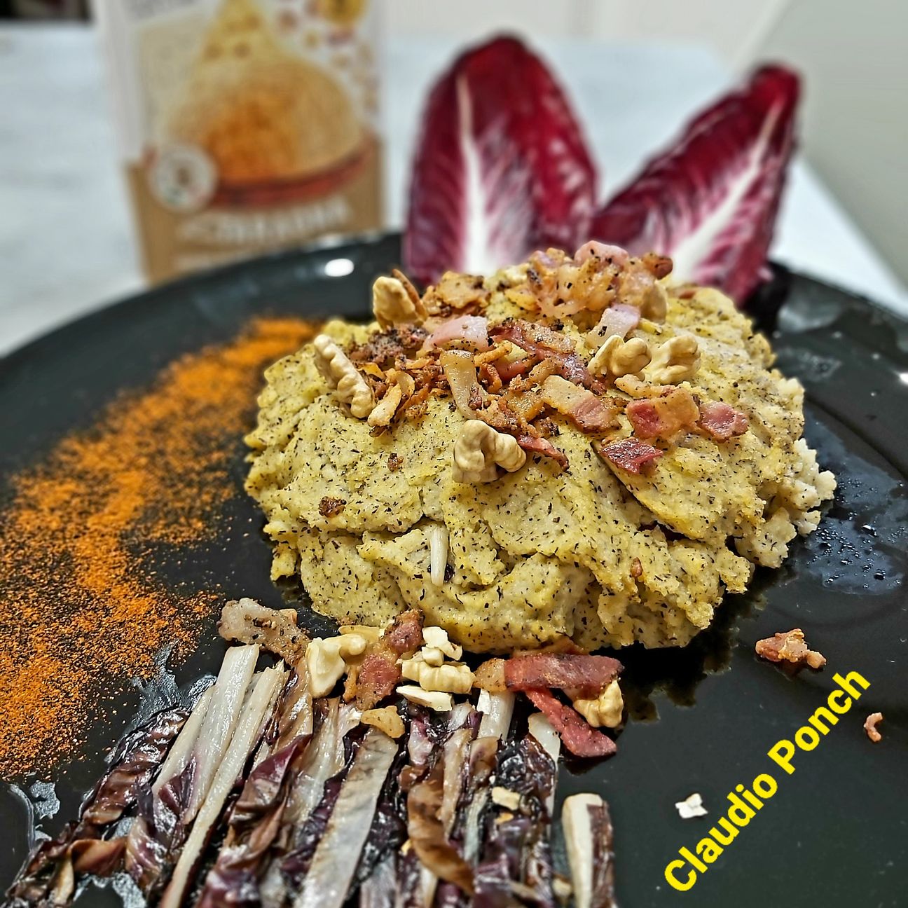 Tortino Polenta taragna al profumo d'autunno