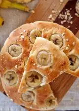 Ricetta Focaccia dolce con muesli e banana