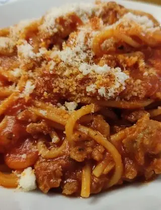 Ricetta Spaghetti al ragù di salsiccia 🍝 di mel8.1973