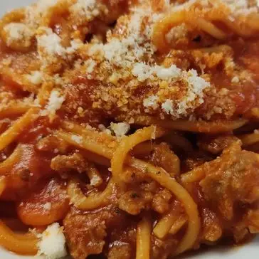 Ricetta Spaghetti al ragù di salsiccia 🍝 di mel8.1973
