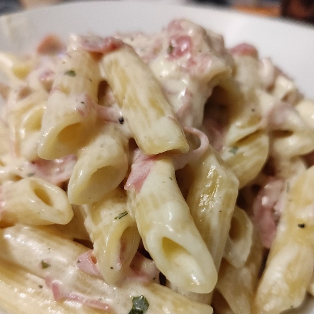 Penne cotto e brie 🍖🧀