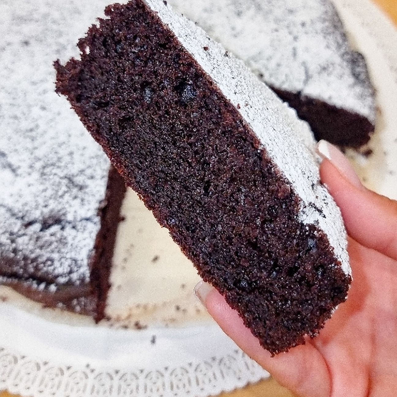 Torta ricotta e cacao